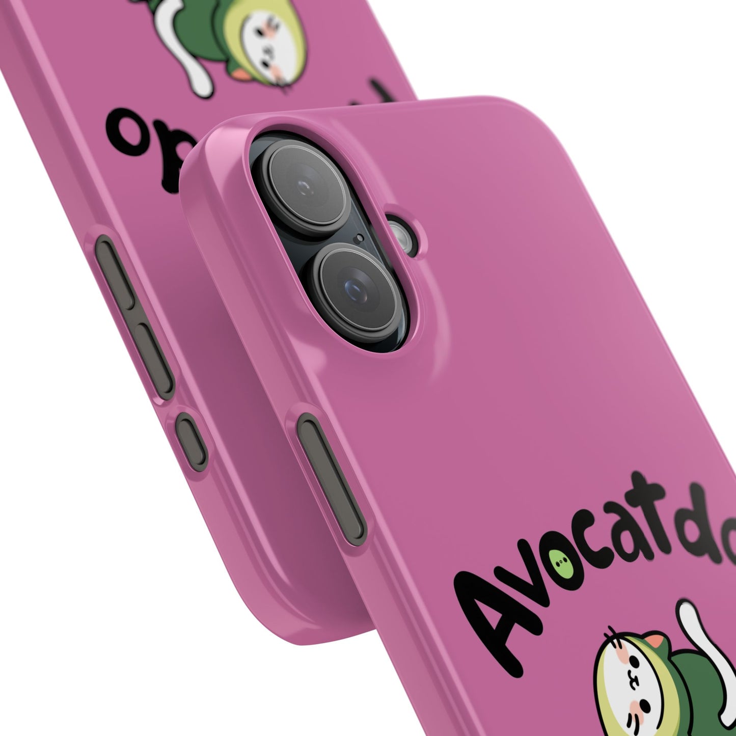 Pink Upward Facing Avocatdo iPhone Cases