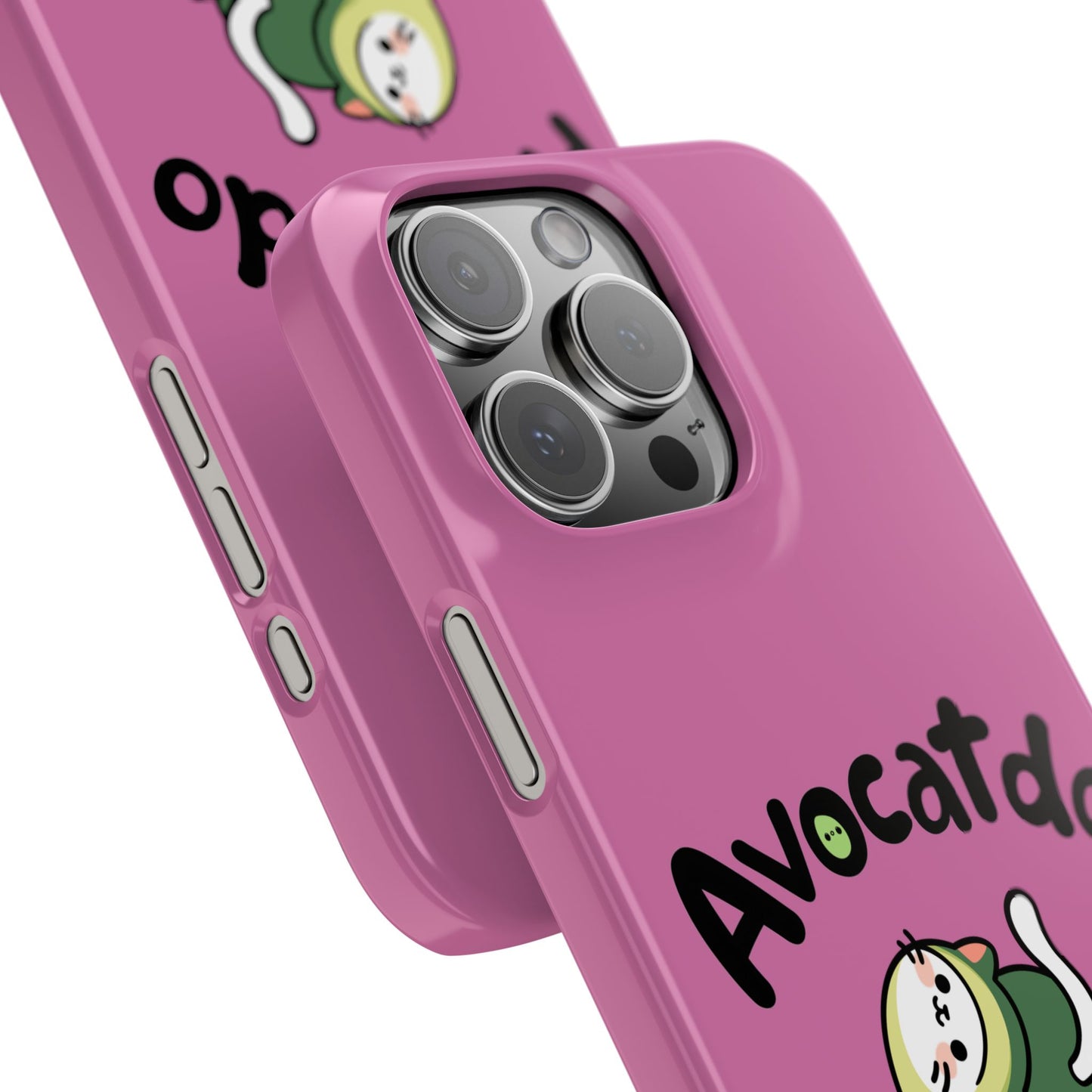 Pink Upward Facing Avocatdo iPhone Cases