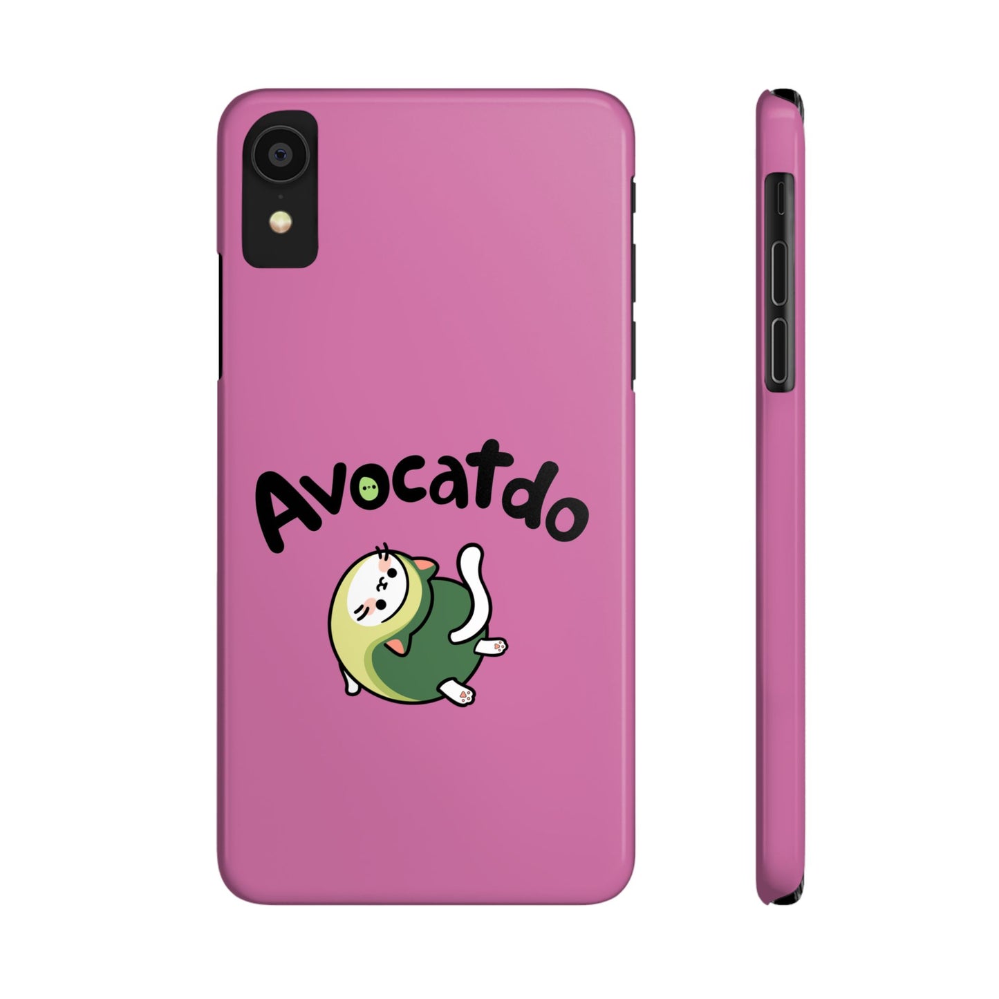 Pink Upward Facing Avocatdo iPhone Cases