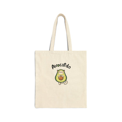 Avocatdo Tree Pose Cotton Tote Bag