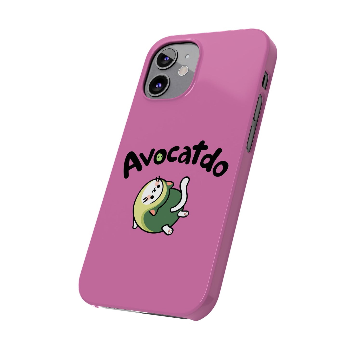 Pink Upward Facing Avocatdo iPhone Cases