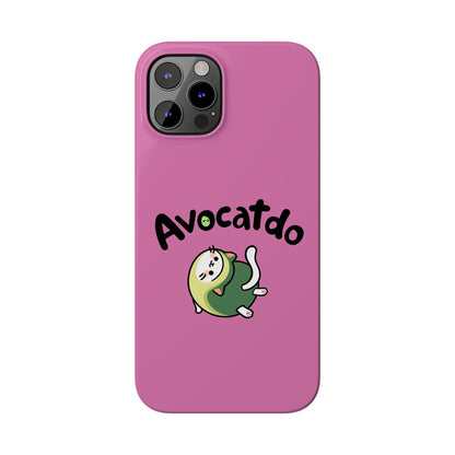 Pink Upward Facing Avocatdo iPhone Cases