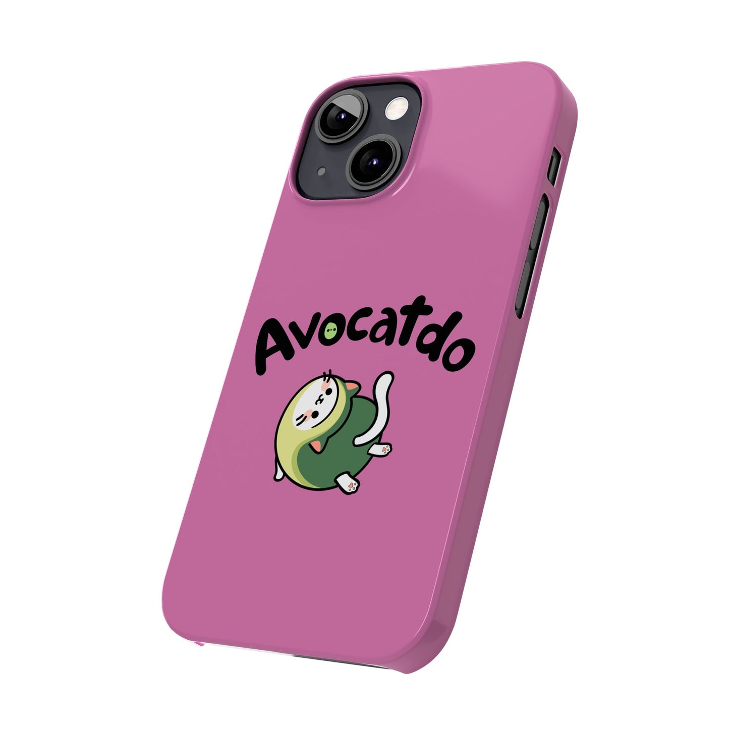 Pink Upward Facing Avocatdo iPhone Cases