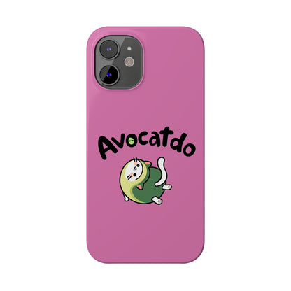 Pink Upward Facing Avocatdo iPhone Cases