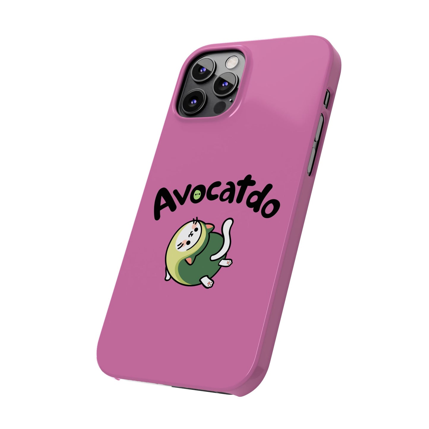 Pink Upward Facing Avocatdo iPhone Cases