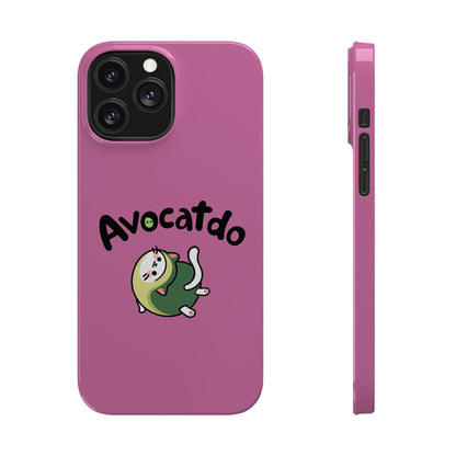 Pink Upward Facing Avocatdo iPhone Cases