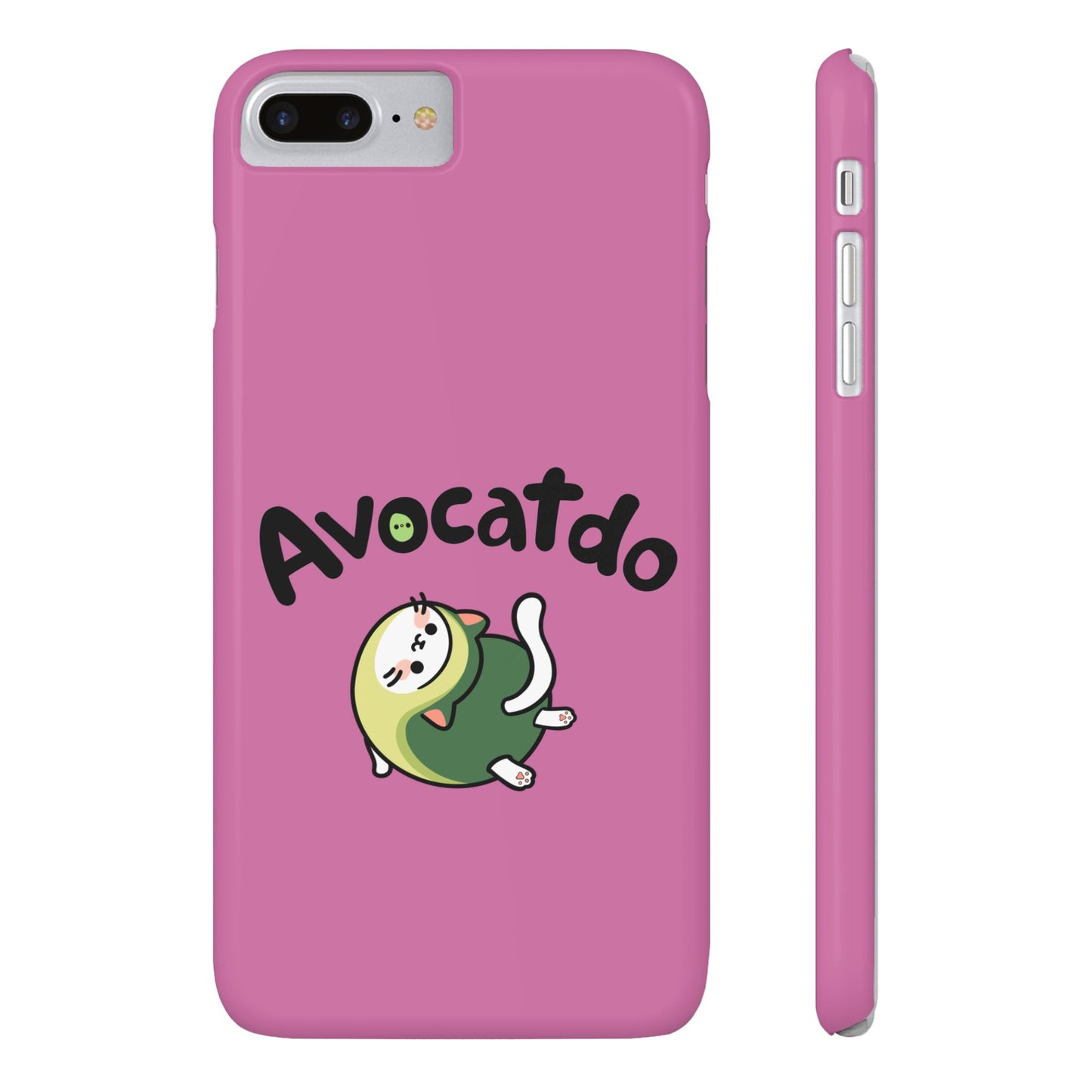 Pink Upward Facing Avocatdo iPhone Cases