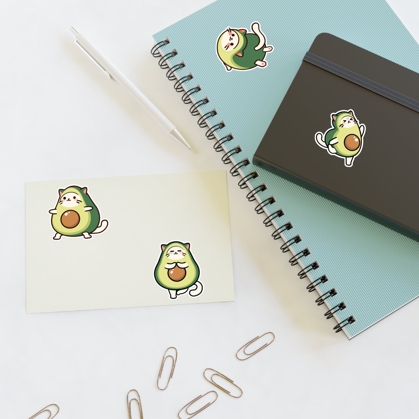 Avocatdo Yoga Series Sticker Sheets