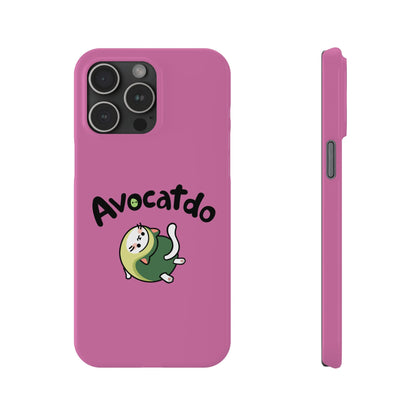 Pink Upward Facing Avocatdo iPhone Cases