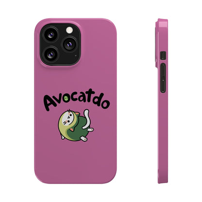 Pink Upward Facing Avocatdo iPhone Cases