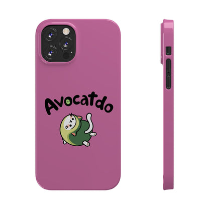 Pink Upward Facing Avocatdo iPhone Cases