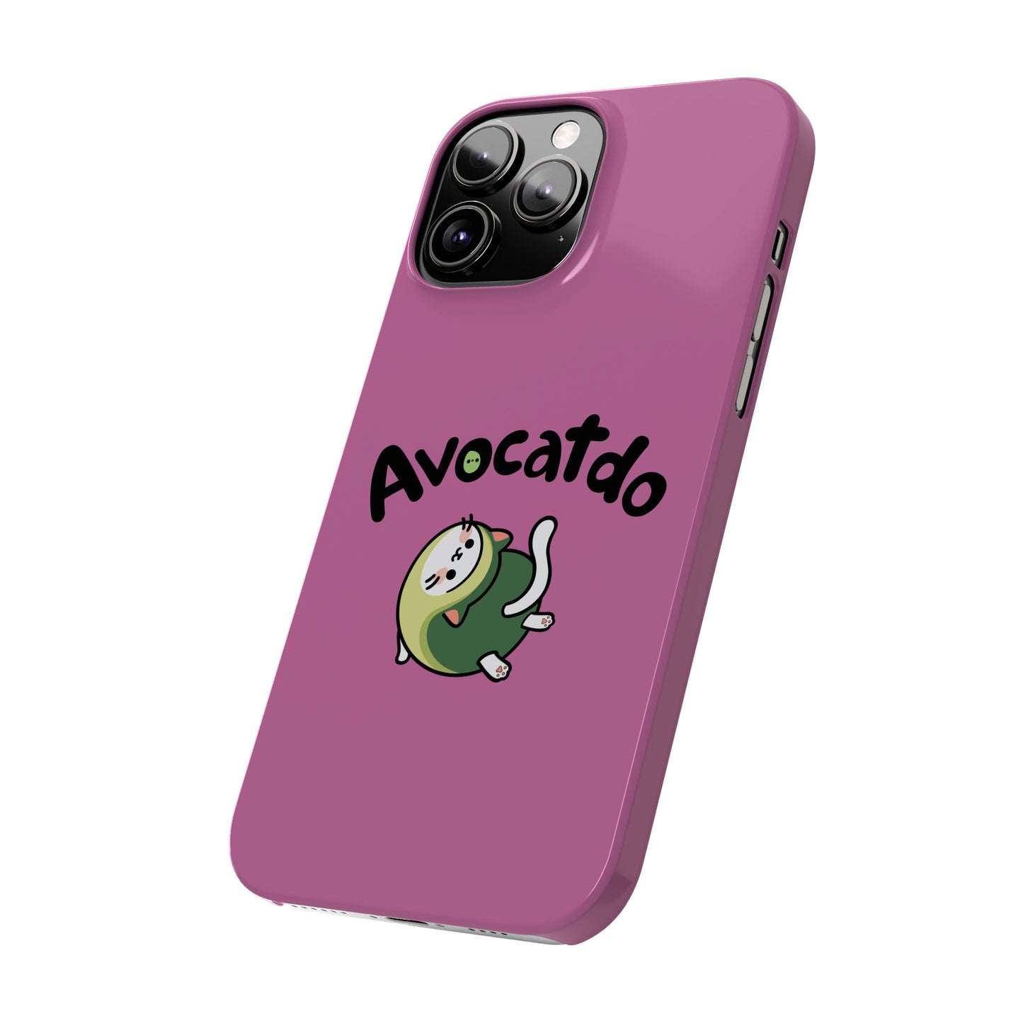 Pink Upward Facing Avocatdo iPhone Cases