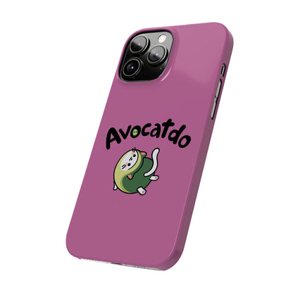 Pink Upward Facing Avocatdo iPhone Cases