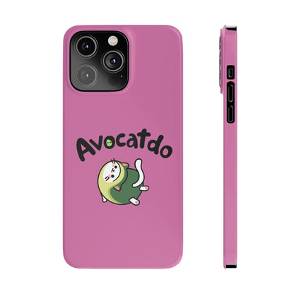 Pink Upward Facing Avocatdo iPhone Cases