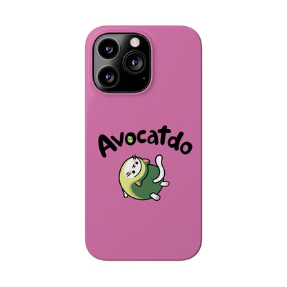 Pink Upward Facing Avocatdo iPhone Cases